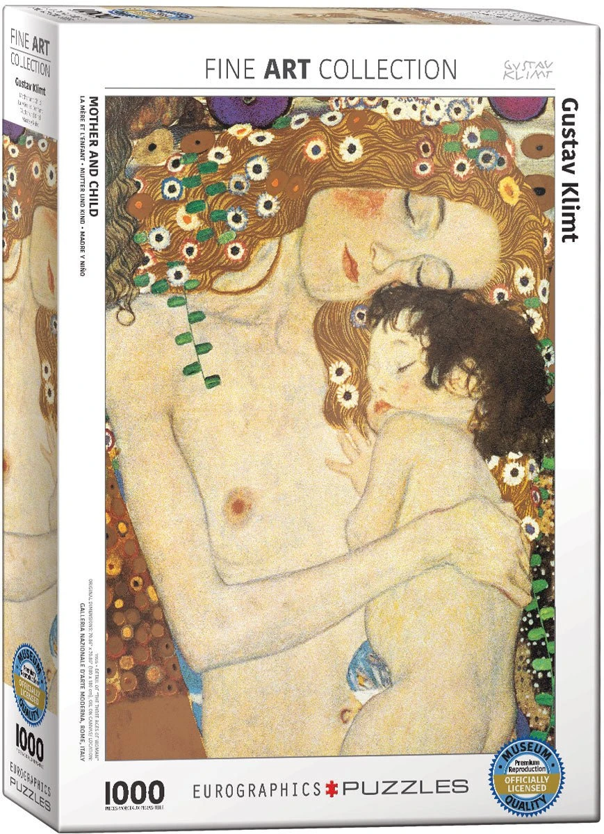 Puzzle Eurographics - 1000 p - La mère et l'enfant - Klimt Puzzle Eurographics - 1000 P - La Mère Et L'enfant - Klimt -Rouge et Noir Magasin puzzle eurographics 1000 p la mere et lenfant klimt puzzle en carton 648582
