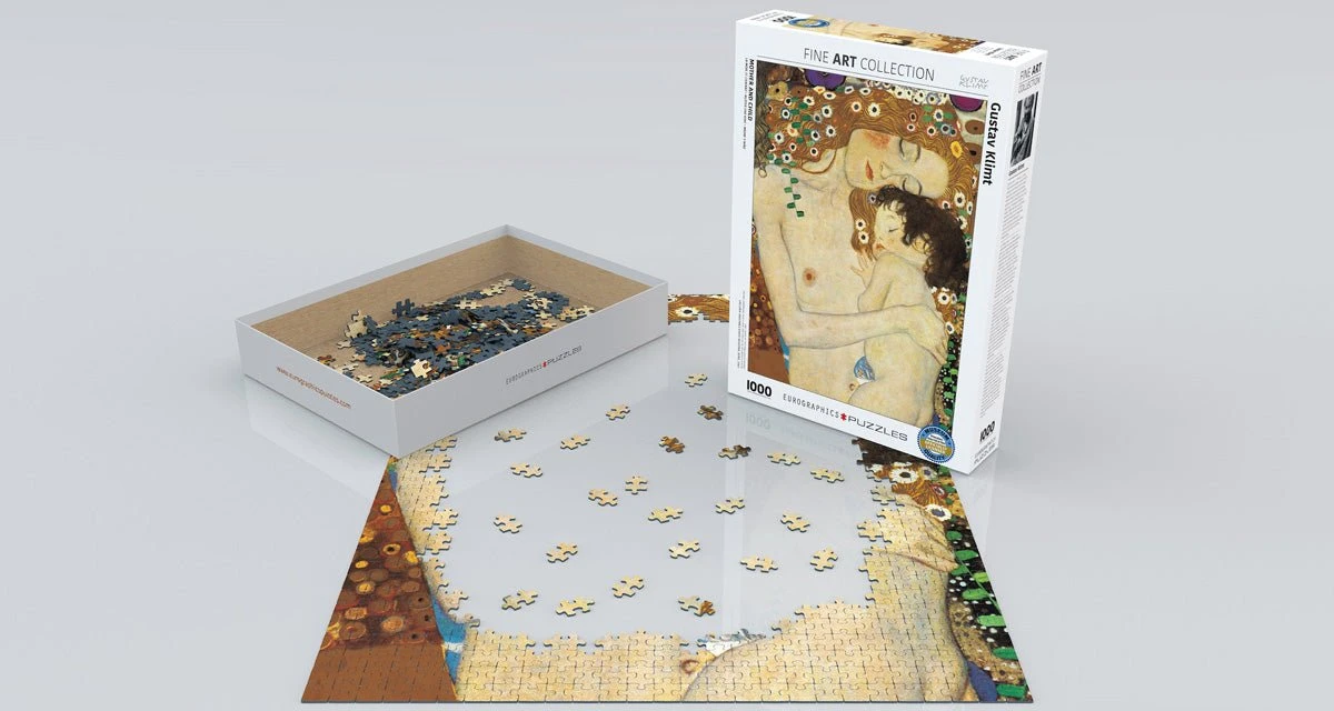 Puzzle Eurographics - 1000 p - La mère et l'enfant - Klimt Puzzle Eurographics - 1000 P - La Mère Et L'enfant - Klimt -Rouge et Noir Magasin puzzle eurographics 1000 p la mere et lenfant klimt puzzle en carton 770620