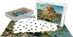 Puzzle Eurographics - 1000 P - La Tour De Babel - Pieter Bruegel