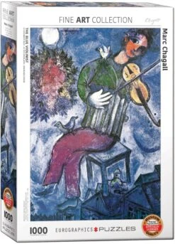 Puzzle Eurographics - 1000 P - Le Violoniste Bleu - Chagall