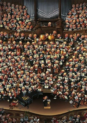 Puzzle Heye - 2000 p - Orchestre HOT Puzzle Heye - 2000 P - Orchestre -Rouge et Noir Magasin puzzle heye 2000 p orchestre puzzle en carton autre 611468