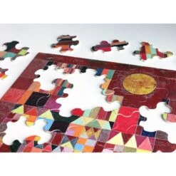 Puzzle Michèle Wilson - 24 Pièces - Château Et Soleil - KLEE -Rouge et Noir Magasin puzzle michele wilson 24 pieces chateau et soleil klee puzzle en bois michele wilson enfant 304906