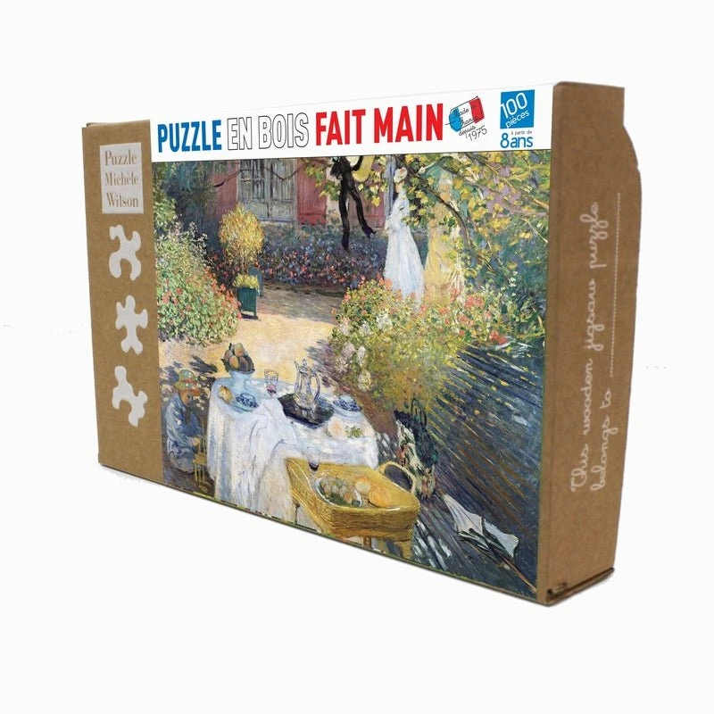 Puzzle MW - 100 p - Le déjeuner - Monet Puzzle MW - 100 P - Le Déjeuner - Monet -Rouge et Noir Magasin puzzle mw 100 p le dejeuner monet puzzle en bois michele wilson enfant 704456