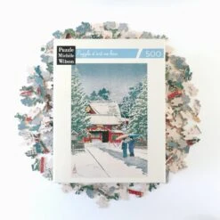 Puzzle MW - 500 P - Neige à Hie-jinja - Kawase 3 Puzzle MW - 500 P - Neige à Hie-jinja - Kawase -Rouge et Noir Magasin puzzle mw 500 p neige a hie jinja kawase puzzle en bois michele wilson 817603