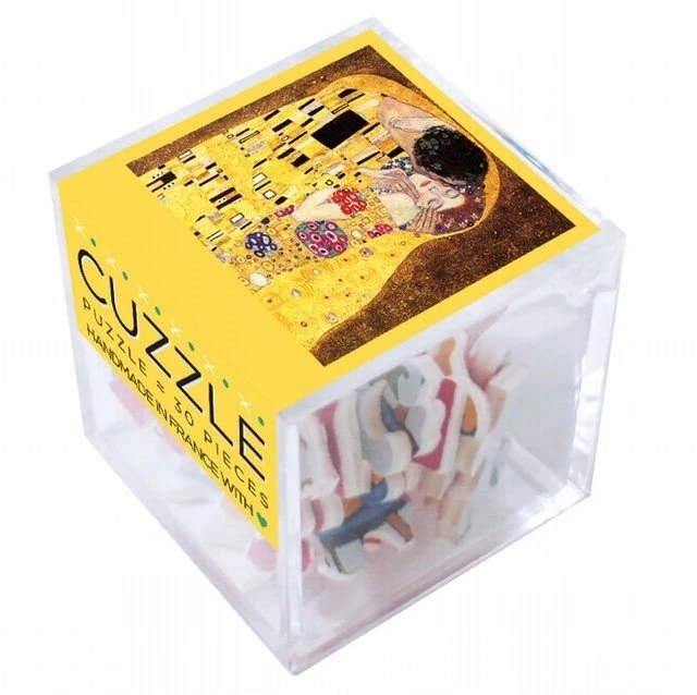 Puzzle MW - Cuzzle 30 p - Le baiser - klimt Puzzle MW - Cuzzle 30 P - Le Baiser - Klimt -Rouge et Noir Magasin puzzle mw cuzzle 30 p le baiser klimt puzzle en bois michele wilson enfant 802016