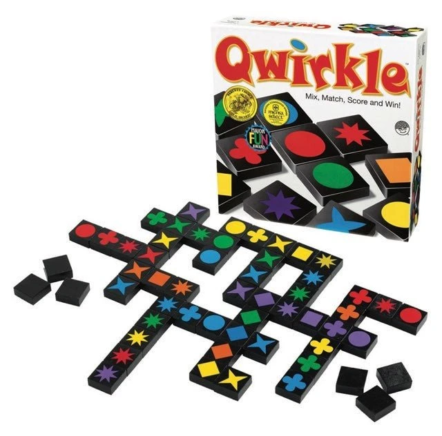 Qwirkle Iello Qwirkle -Rouge et Noir Magasin qwirkle jeu de societe de plateau de strategie de chiffres 947323