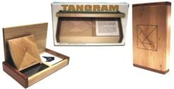 HOT Tangram Double En Coffret Avec Livret - Bois