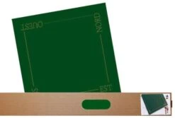 Tapis De Tarot Suédine Vert Ton Sur Ton