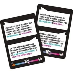 ASMODEE Top Ten 18+ -Rouge et Noir Magasin top ten 18 jeu de plateau ambiance 380507