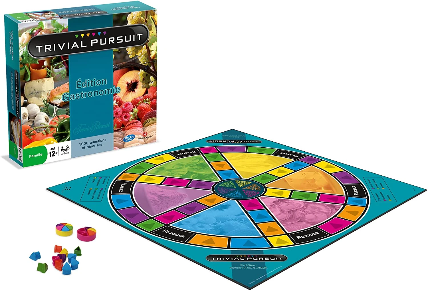 Trivial Pursuit - Gastronomie Trivial Pursuit - Gastronomie -Rouge et Noir Magasin trivial pursuit gastronomie jeu de questions 293827