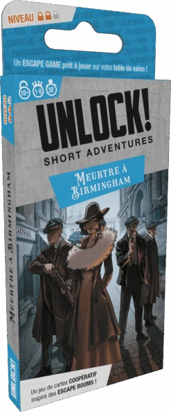 ASMODEE Unlock ! Short Adventures -Meurtre à Birmingham